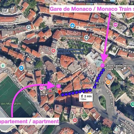 3 Star Near Mc Train Station 3rd Floor * Beausoleil